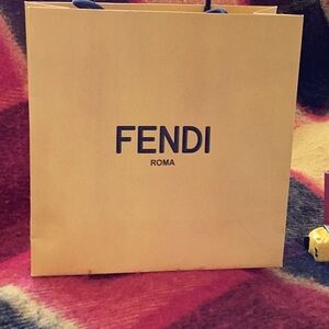 Fendi Roma shopping paper bag 10,5x4,25x10,5
